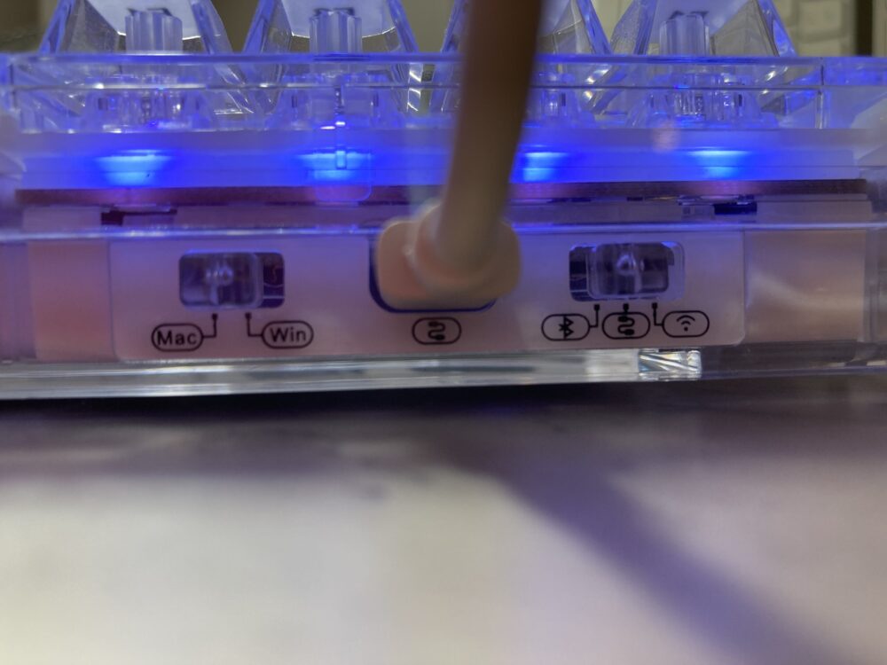 YUNZII X75 PROのボタンの画像